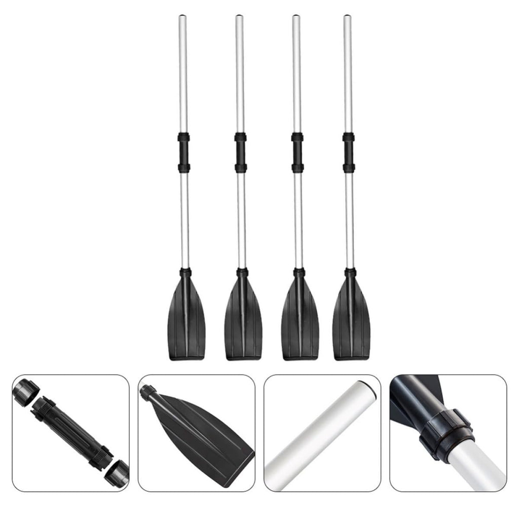 Boat Paddle Detachable Aluminum Alloy 2 Pairs T532106