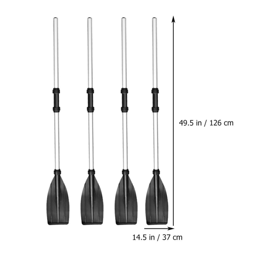 Boat Paddle Detachable Aluminum Alloy 2 Pairs T532106