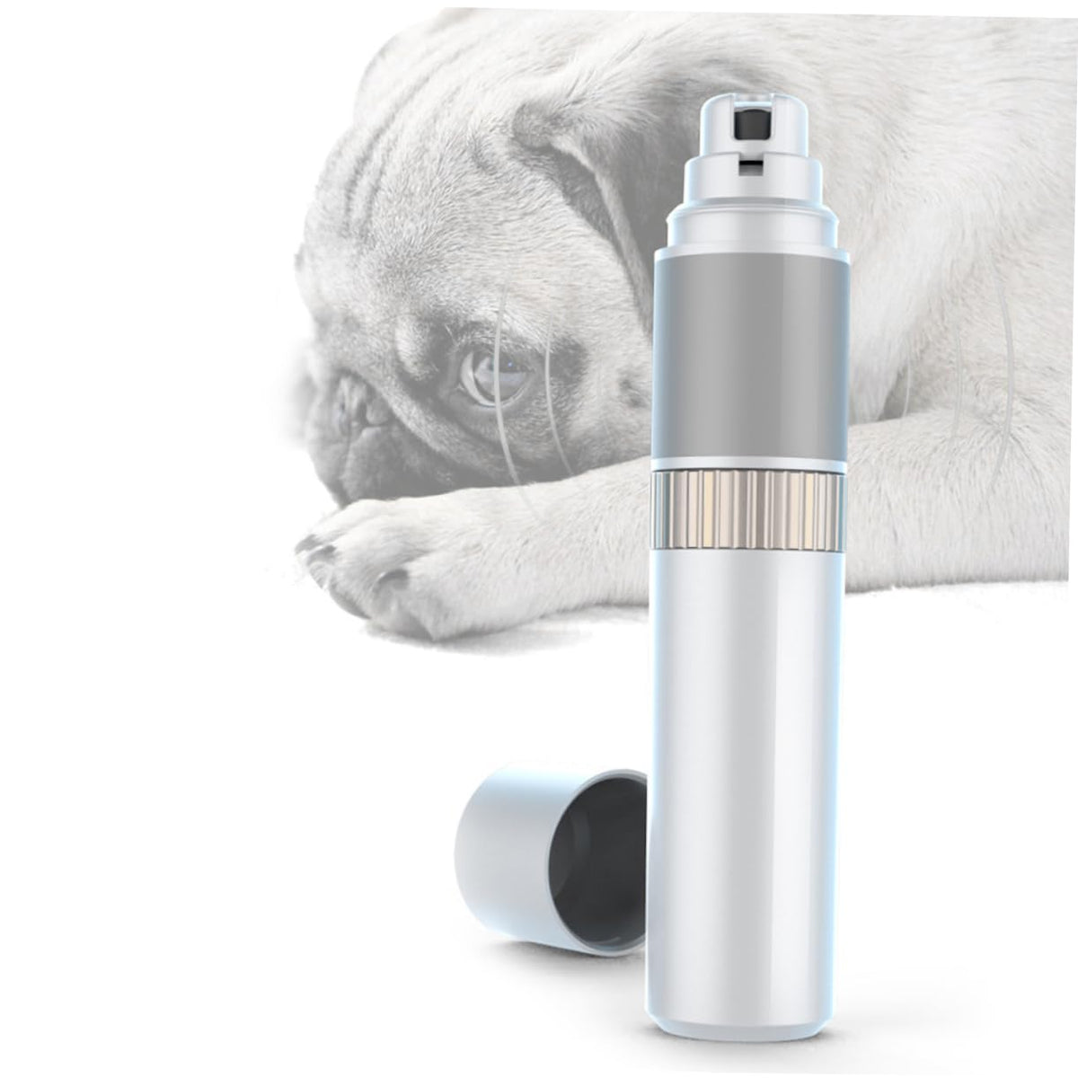 Cat Nail Clipper Electric Grinder USB Rechargeable White M2217