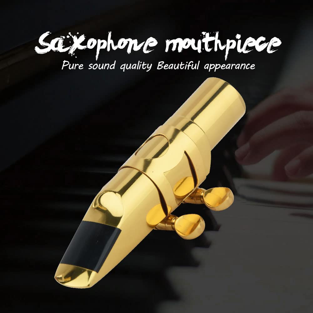 Alto Saxophone Mouthpiece with Cap and Ligature Gold 5C L997
