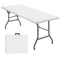 6 ft Portable Folding Table, Waterproof Top, 330 lb Capacity G1657