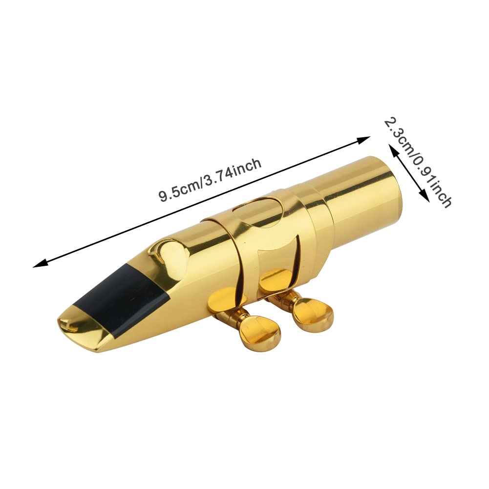 Alto Saxophone Mouthpiece with Cap and Ligature Gold 5C L997