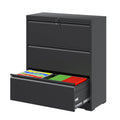 3 Drawer Metal File Cabinet with Lock O985