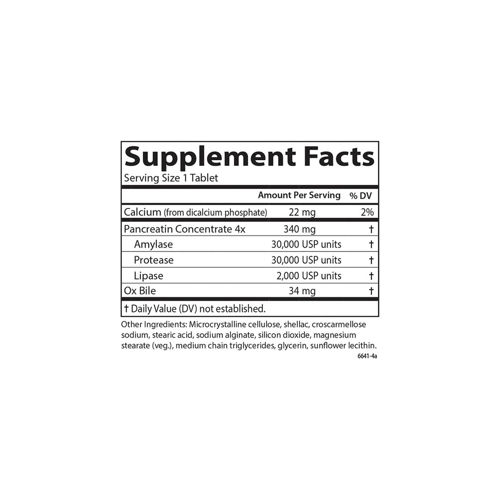Natural Digestive Enzymes, 100 Tablets N585694