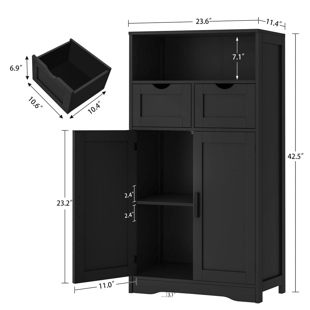 Bathroom Storage Cabinet with 2 Drawers P96318