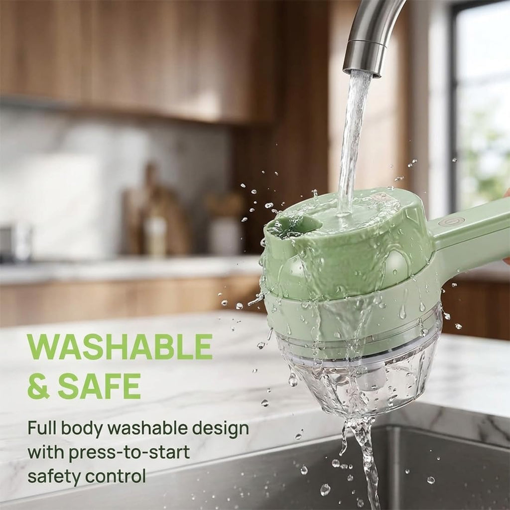 4 in 1 Handheld Electric Vegetable Cutter P66319