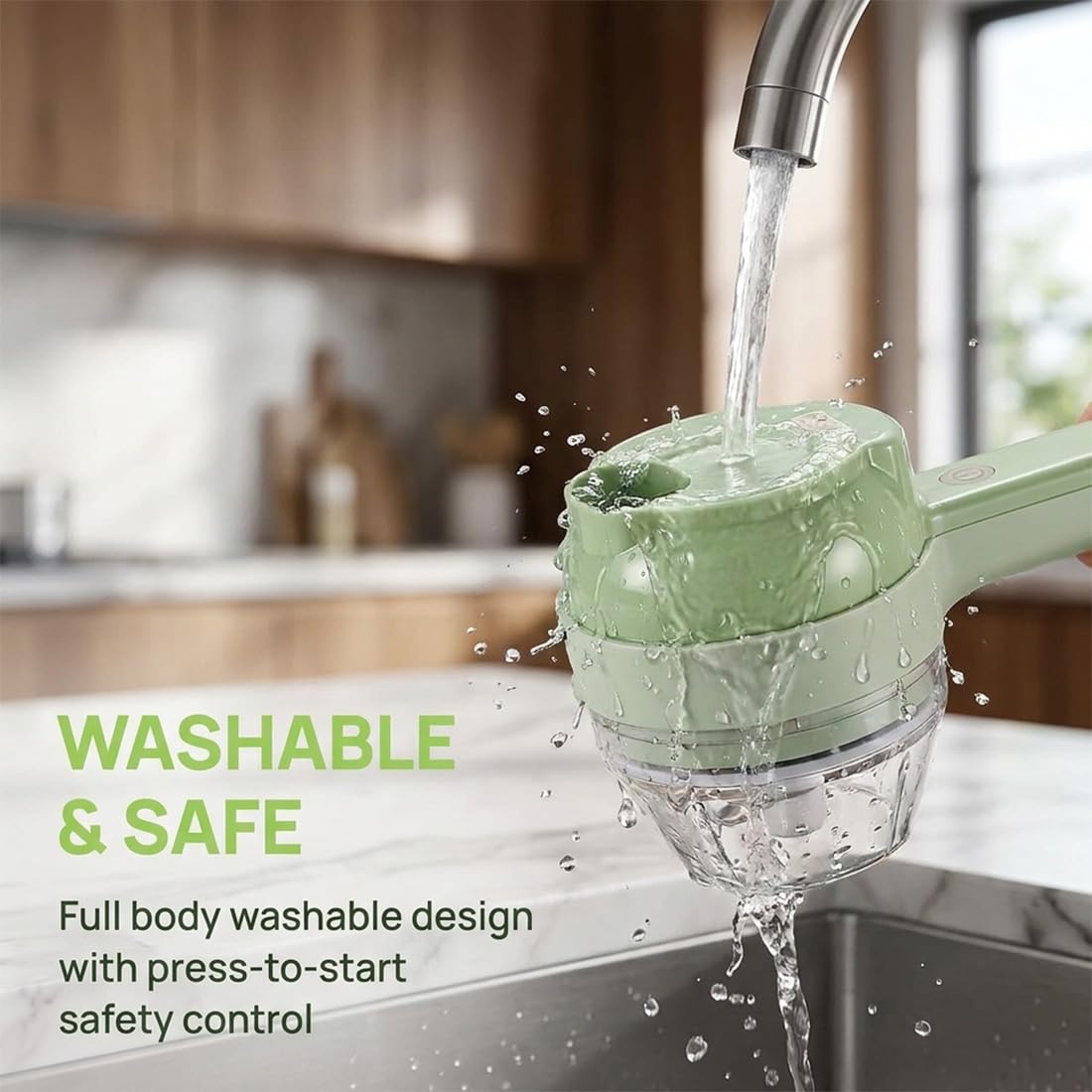 4 in 1 Handheld Electric Vegetable Cutter P66319