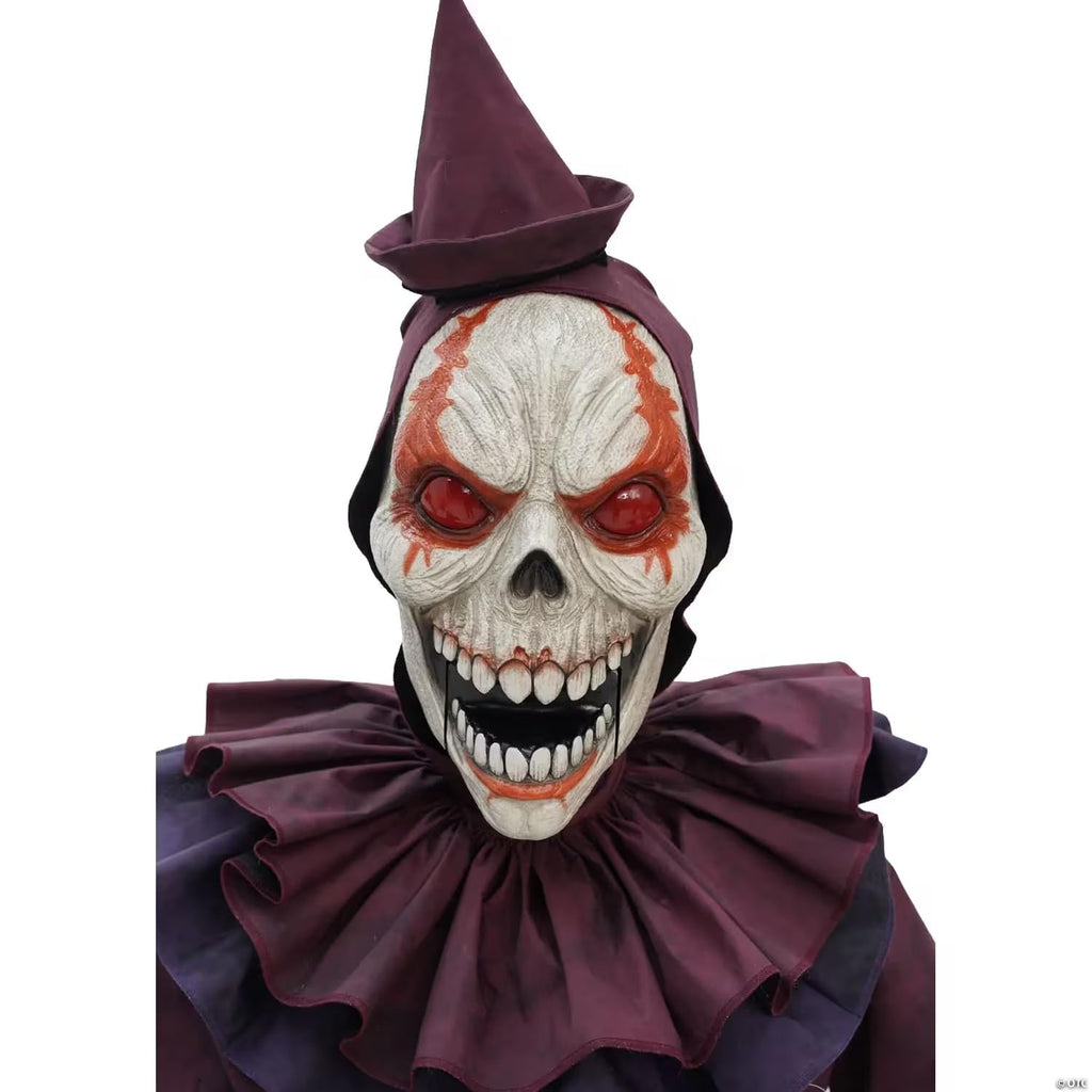 5 Ft. Skeleton Clown Halloween Decoration D50184