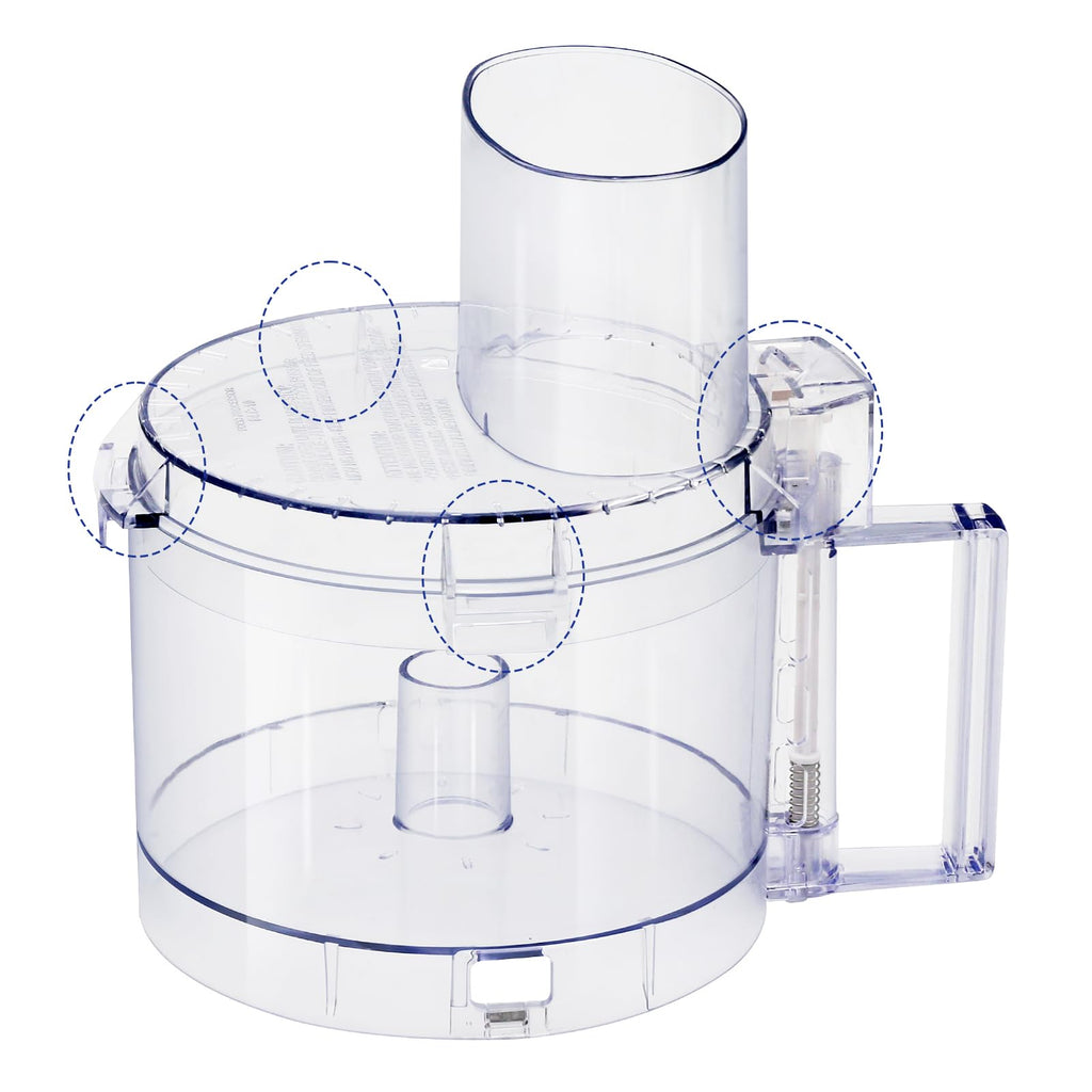 7-cup Food Processor Work Bowl with 4 Locking Tabs L28605