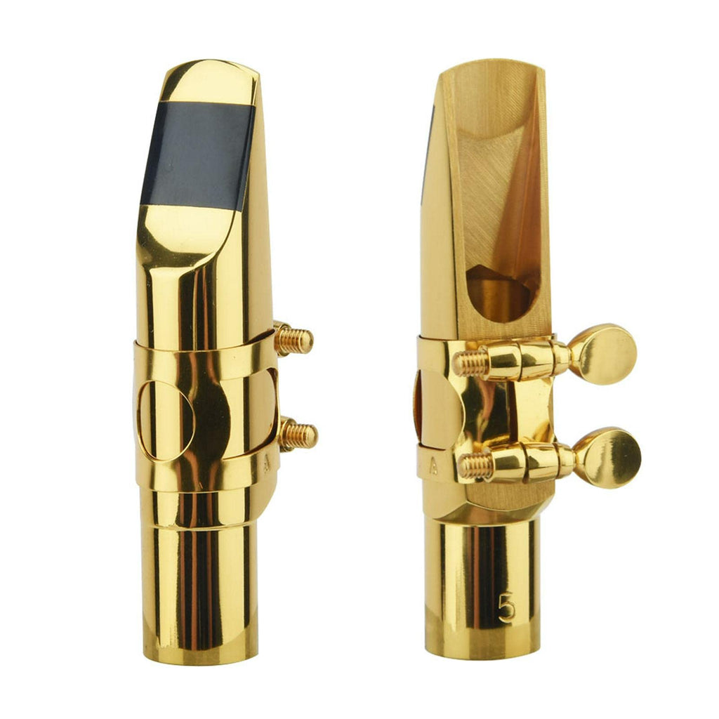 Alto Saxophone Mouthpiece with Cap and Ligature Gold 5C L997