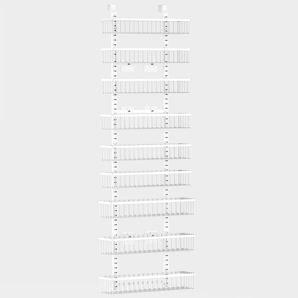 White 9-Tier Over The Door Pantry Organizer Y995436