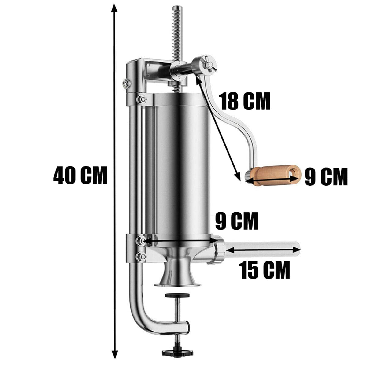 2.5 LBS Vertical Manual Sausage Stuffer J915967