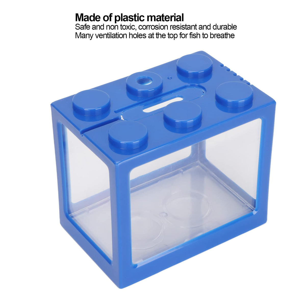 Mini Plastic Stackable Betta Fish Cube with LED Desktop Aquarium Kit S31192