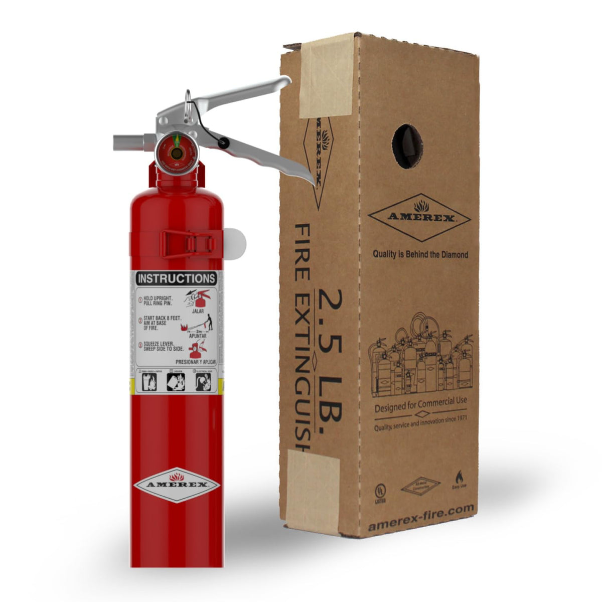 2.5 lbs ABC Dry Chemical Fire Extinguisher K571501
