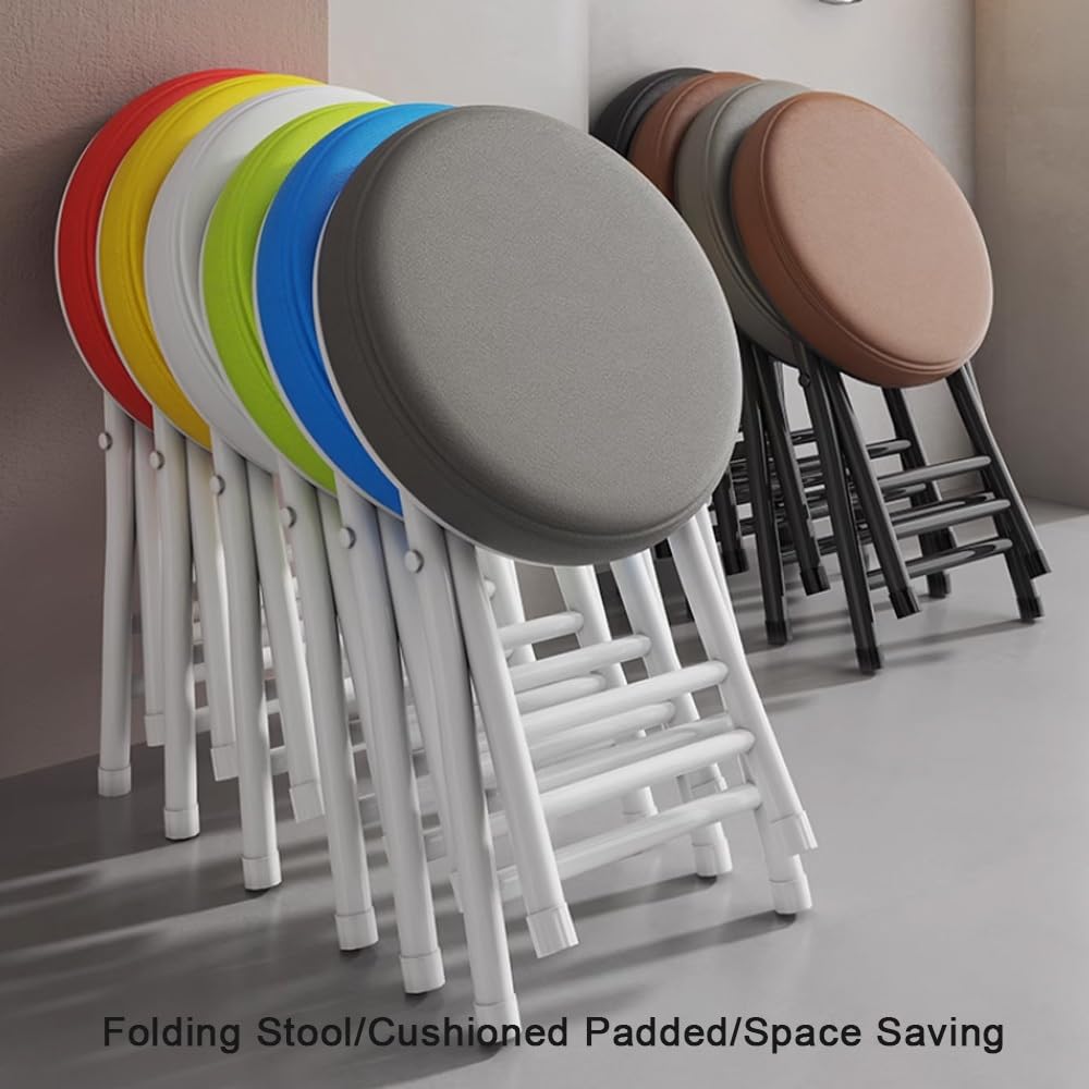 Round Padded Folding Stool Z530814