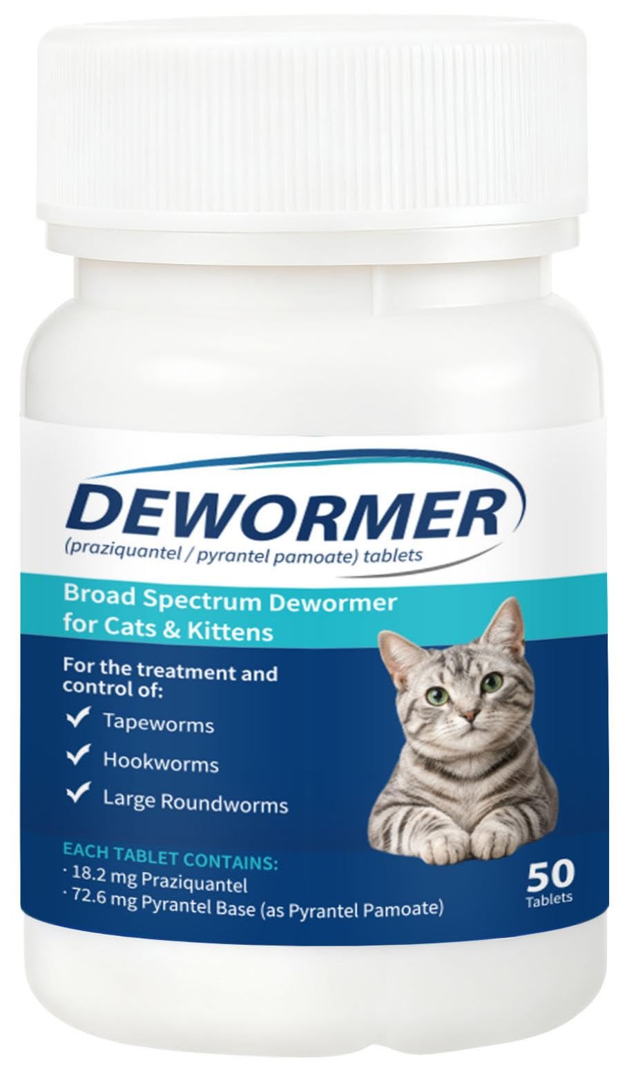 Broad-Spectrum Dewormer 50 Tablets A800737
