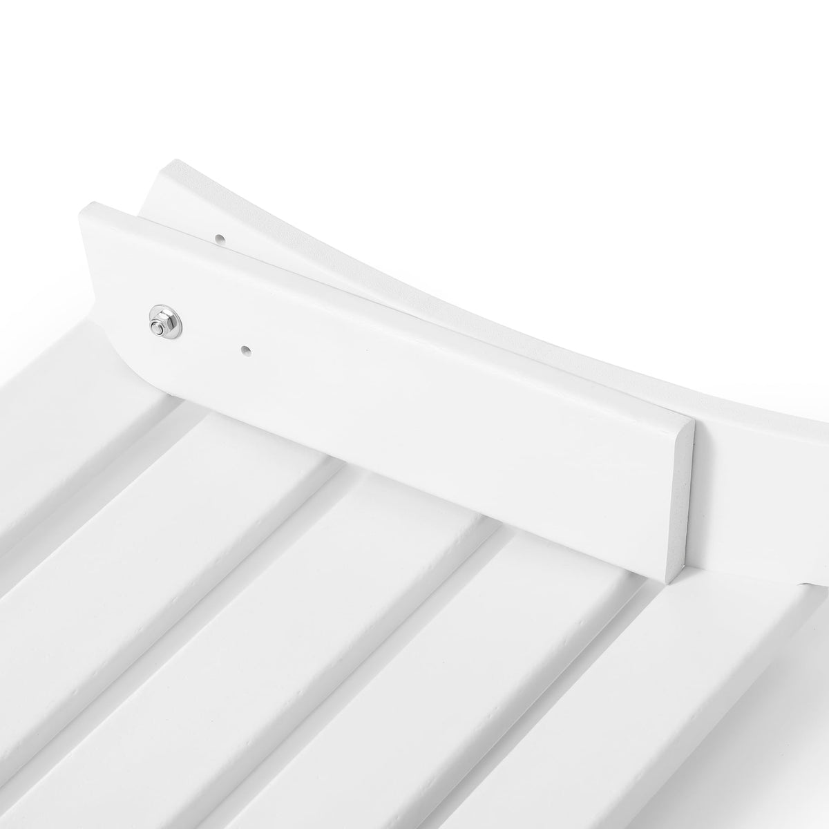 White All Weather Poly Lumber Adirondack Ottoman A44106