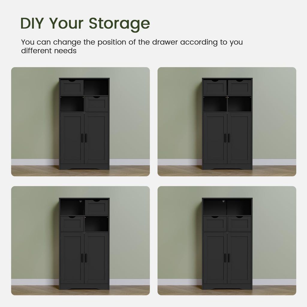 Bathroom Storage Cabinet with 2 Drawers P96318