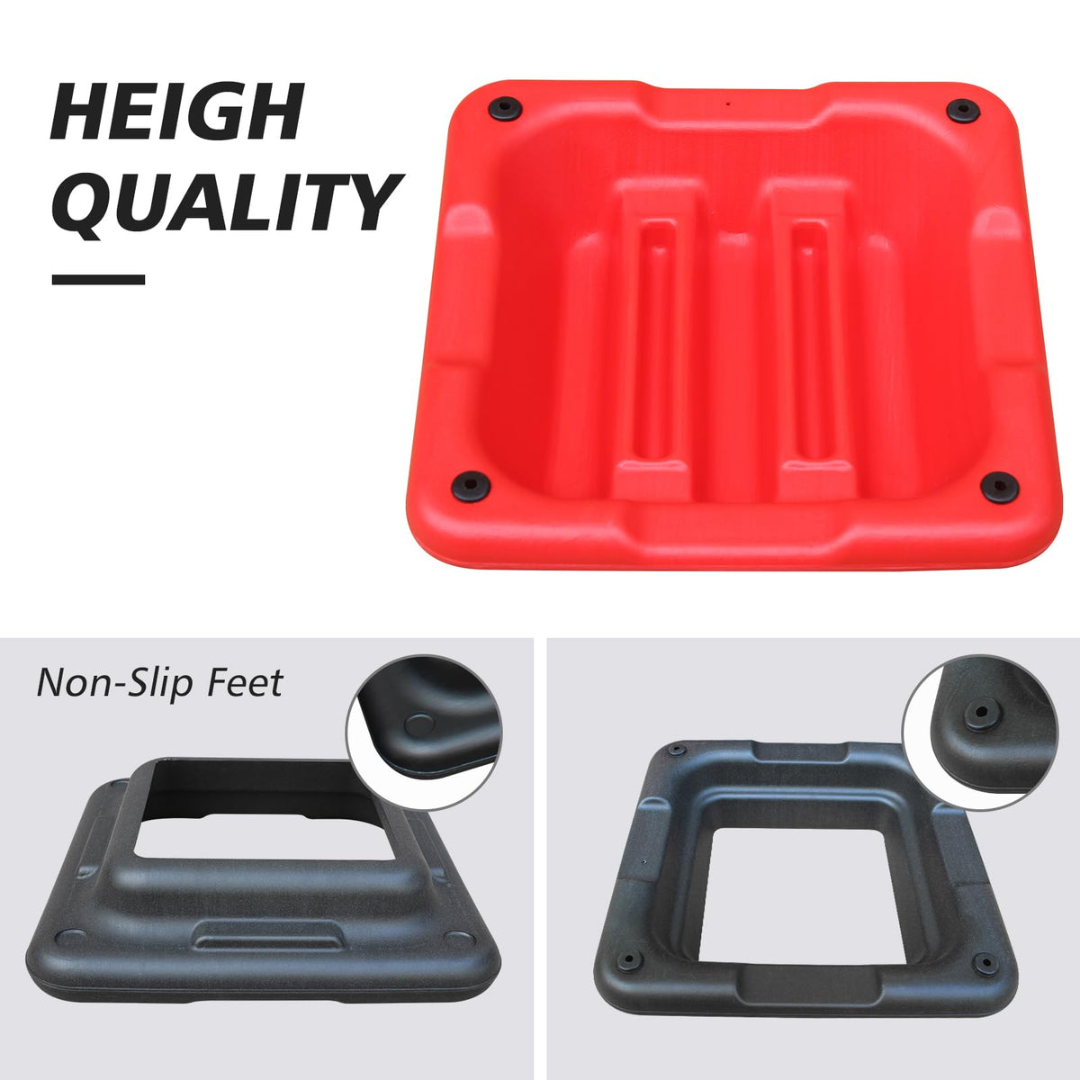 16"x16" Adjustable Exercise Aerobic Step Platform with 4 Risers W955