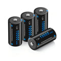 4 Pack Rechargeable D Batteries 10000mAh L949716