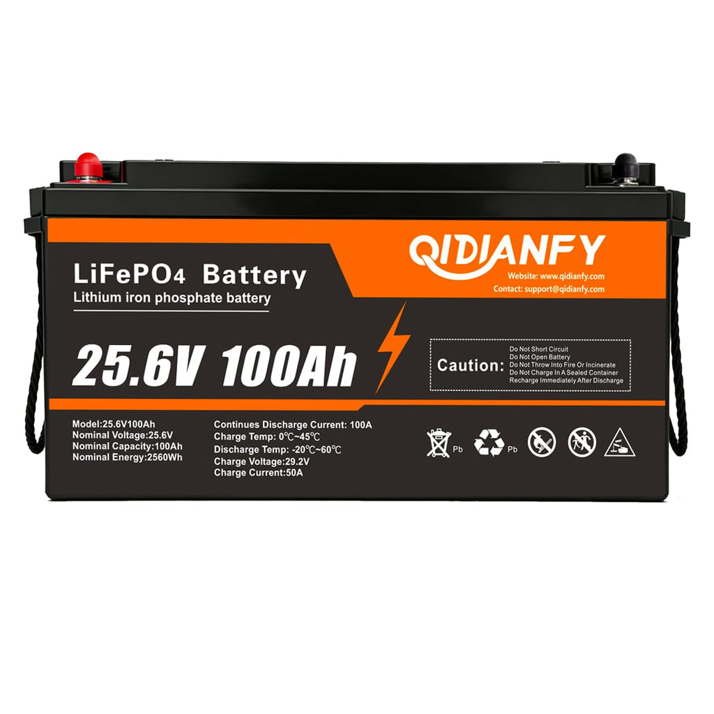 24V 100Ah LiFePO4 Lithium Battery H63770
