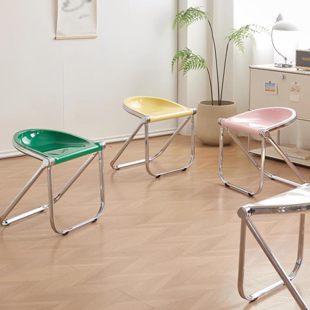 Clear Portable Folding Stool P373