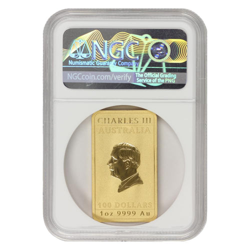 1 oz Australian Gold Dragon Bar Q550999