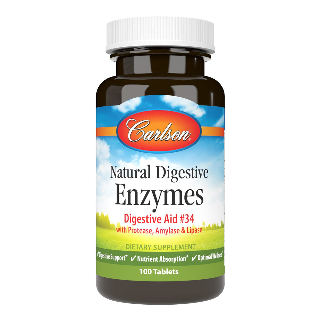 Natural Digestive Enzymes, 100 Tablets N585694