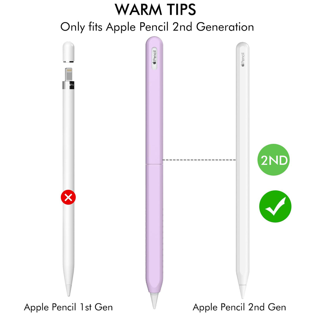 2 Pack Silicone Case for Apple Pencil 2nd Generation T156022