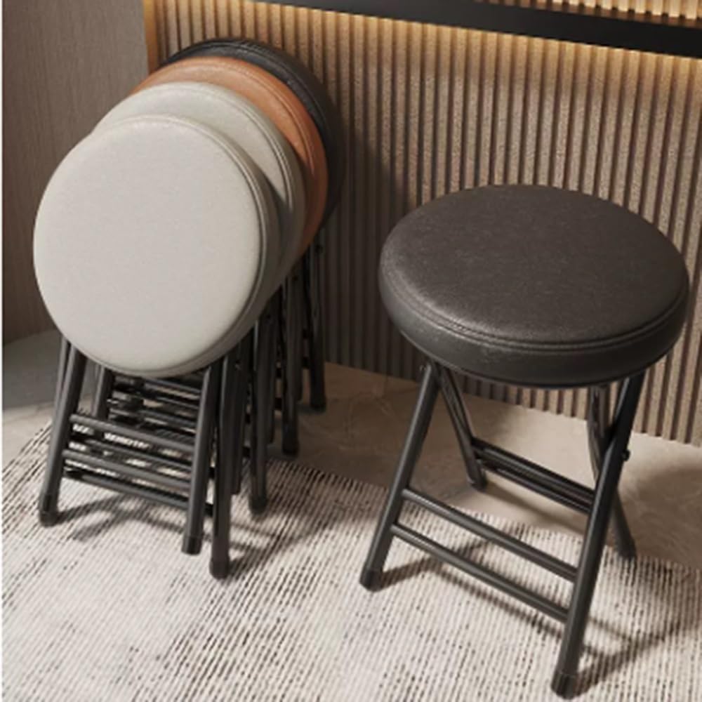 Round Padded Folding Stool Z530814