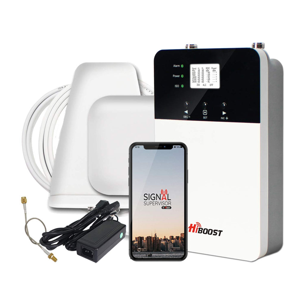 Cell Phone Signal Booster with 2 Indoor Antennas R38840