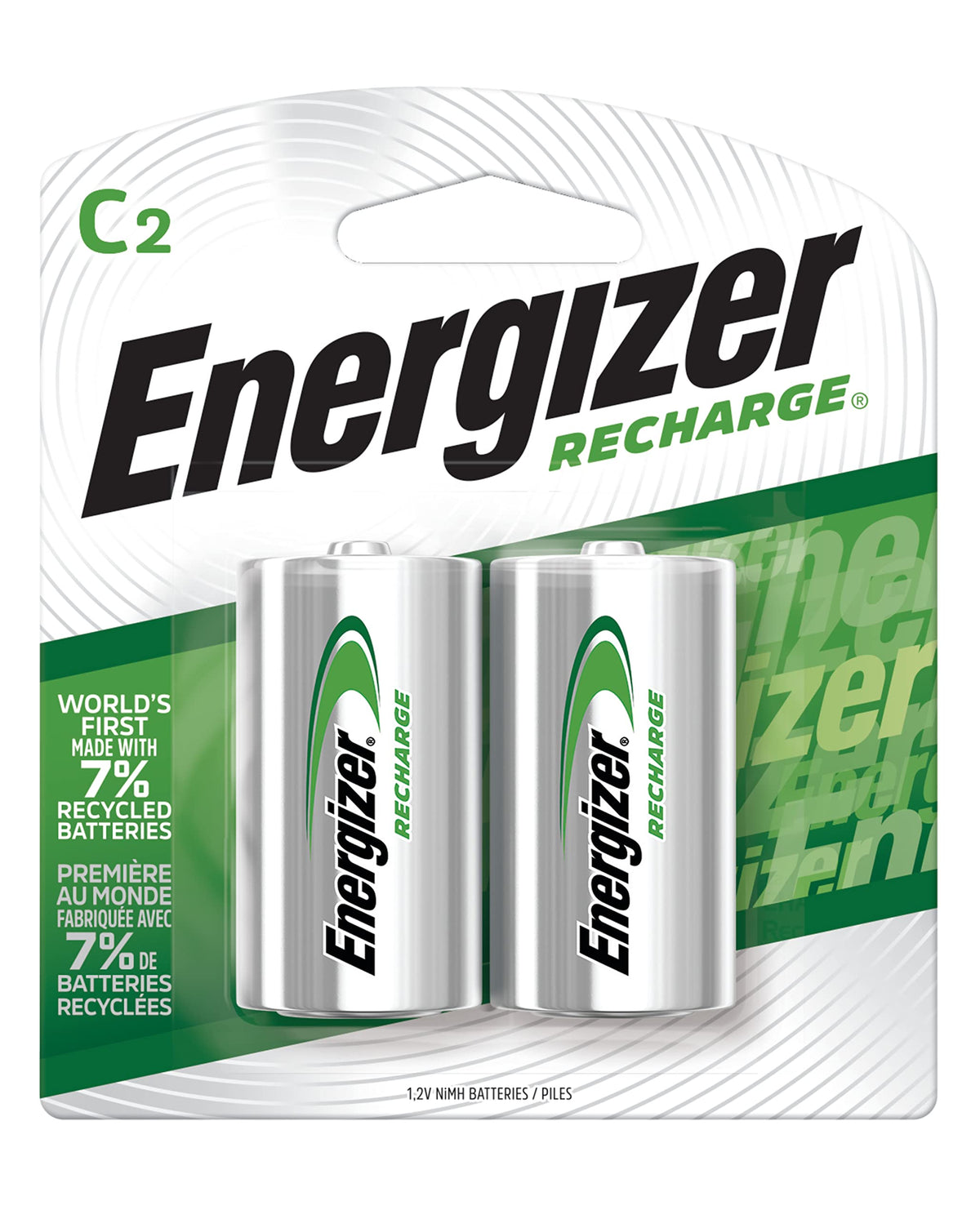 Rechargeable D Batteries 2 Pack H866448