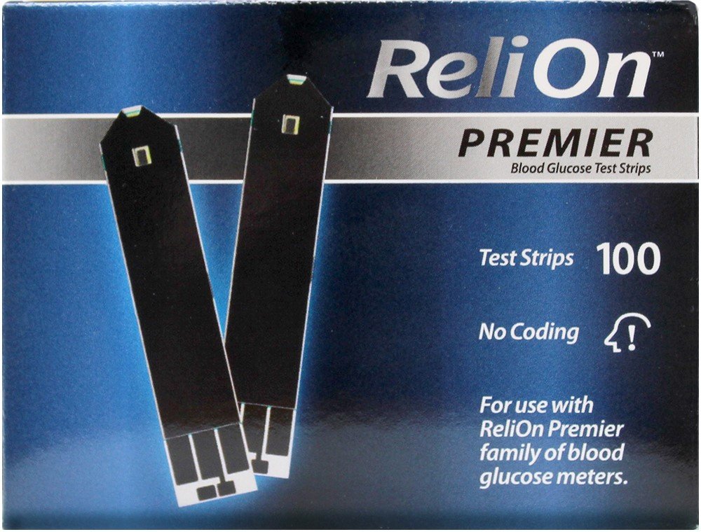 Blood Glucose Test Strips, 100 Ct W6909