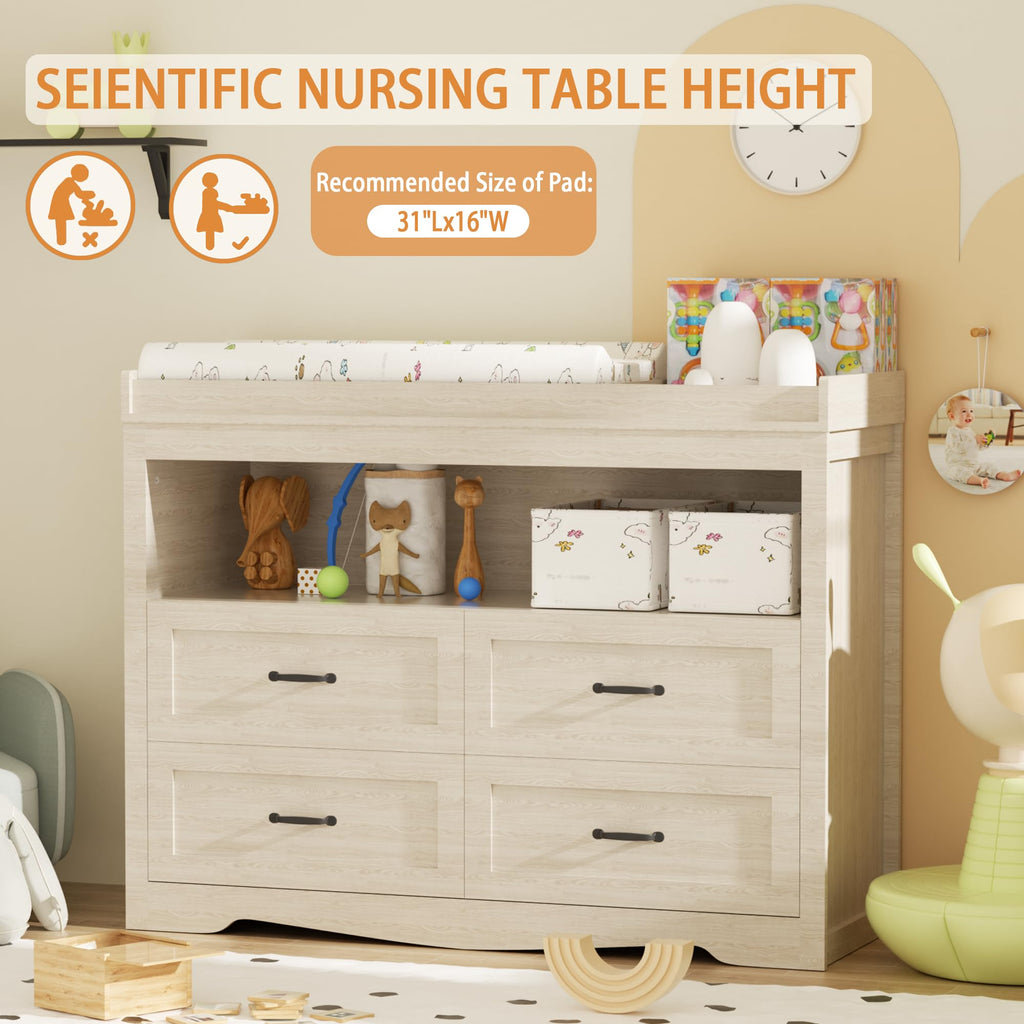 Baby Changing Table with LED Light D627