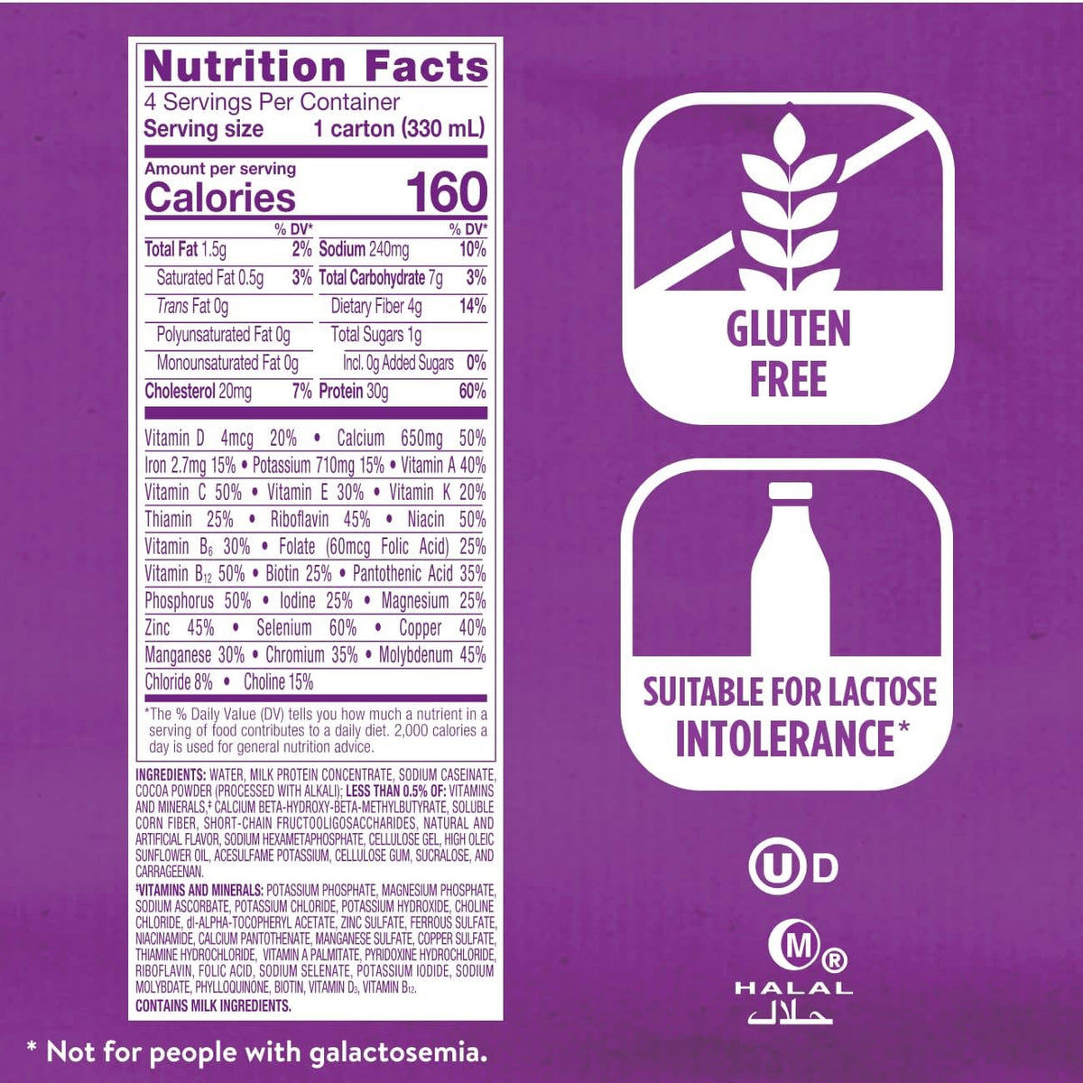 2-in-1 Milk Chocolate High Protein 12 Pack F7067