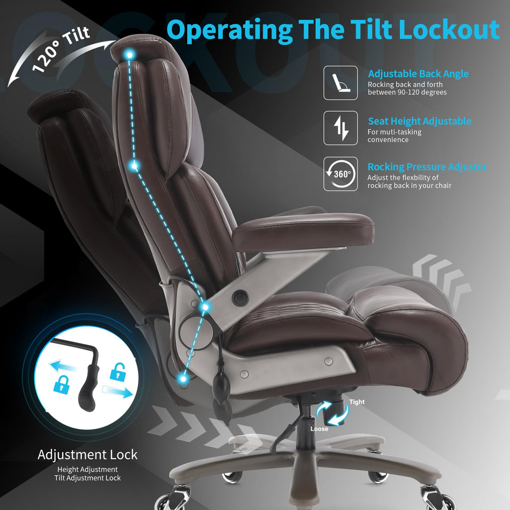 Big and Tall Ergonomic High Back Office Chair O367