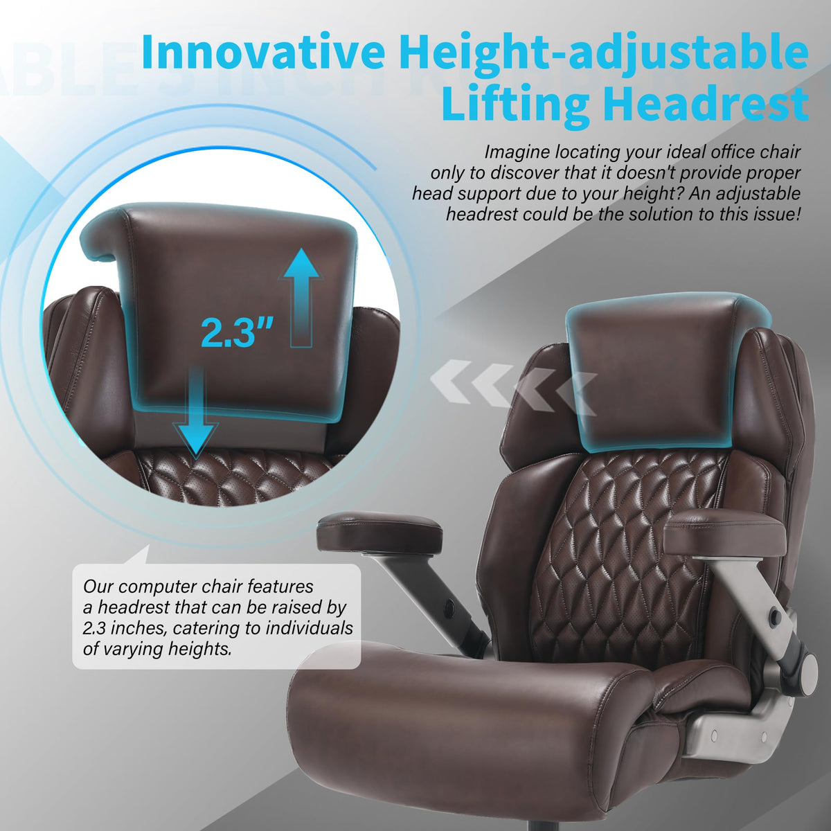 Big and Tall Ergonomic High Back Office Chair O367