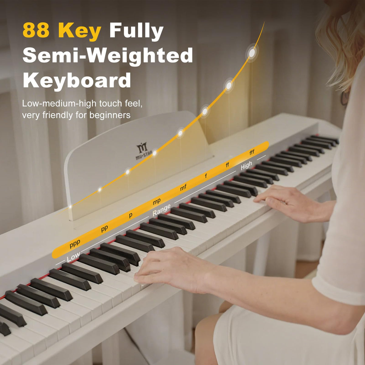 88 Key Semi Weighted Digital Piano K245083