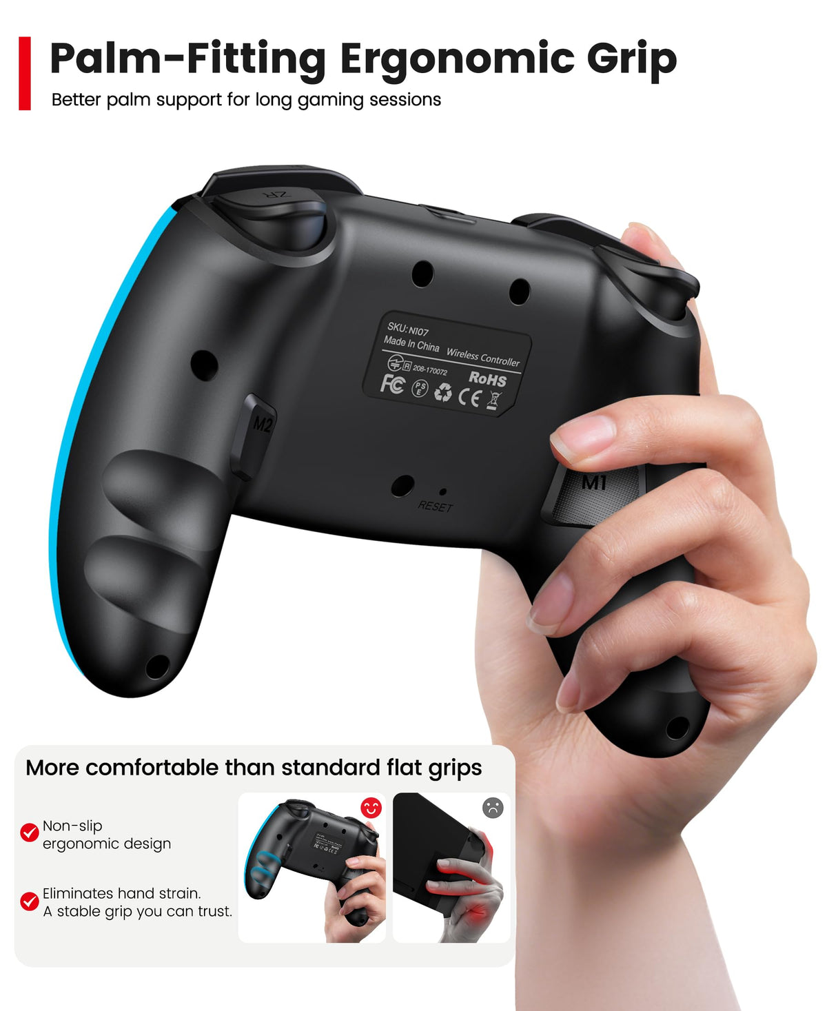 Wireless Switch Controller 2-Pack with Programmable Back Buttons F683752