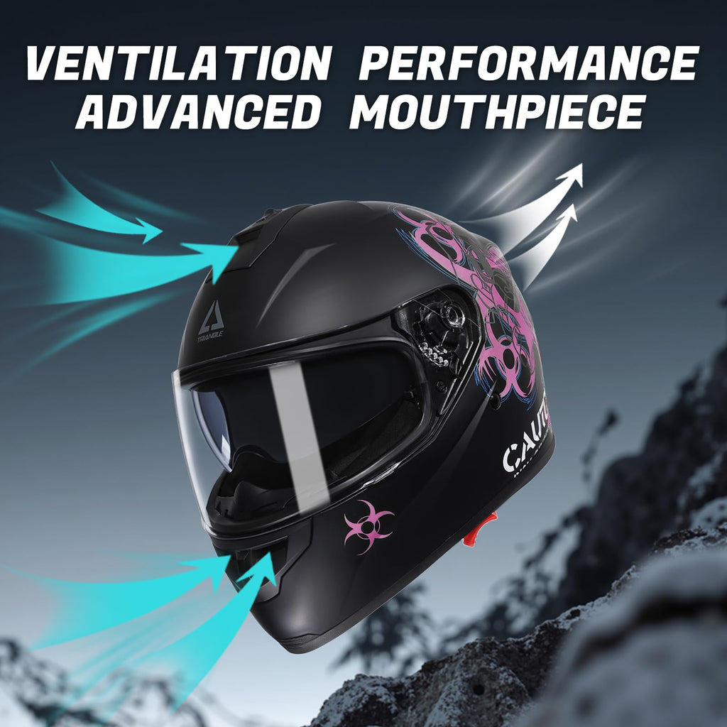 Full Face Dual Visor Motorcycle Helmet R65006