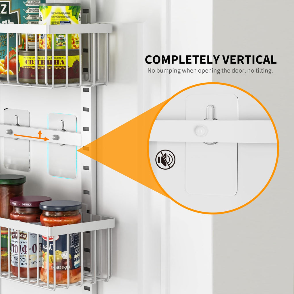 White 9-Tier Over The Door Pantry Organizer Y995436