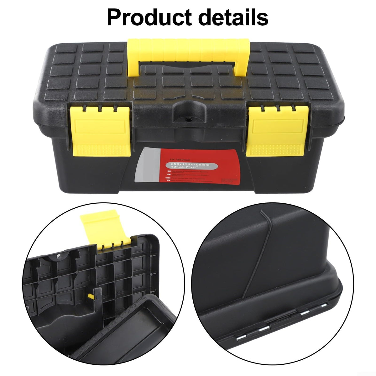 10 Inch 2-Tier Plastic Toolbox O3140