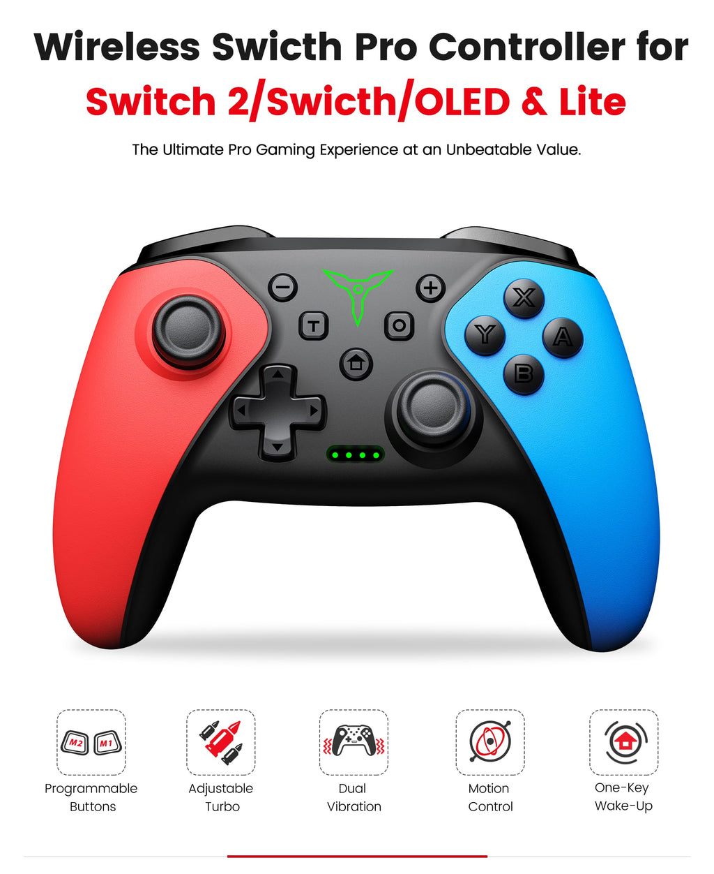 Wireless Switch Controller 2-Pack with Programmable Back Buttons F683752