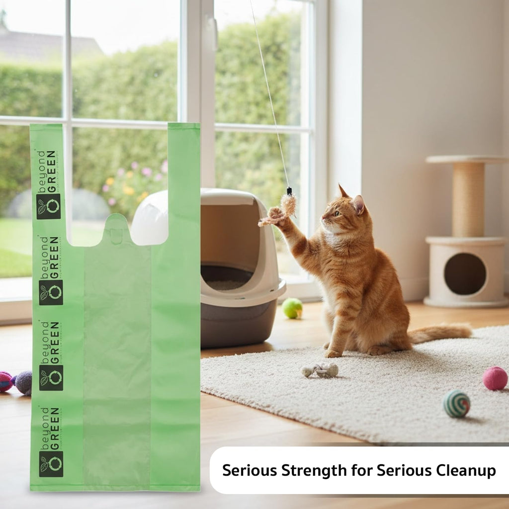 Cat Litter Bags with Handles, 300 Bags M47818