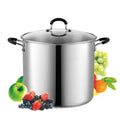 12-Quart Stainless Steel Stock Pot with Lid Z627845