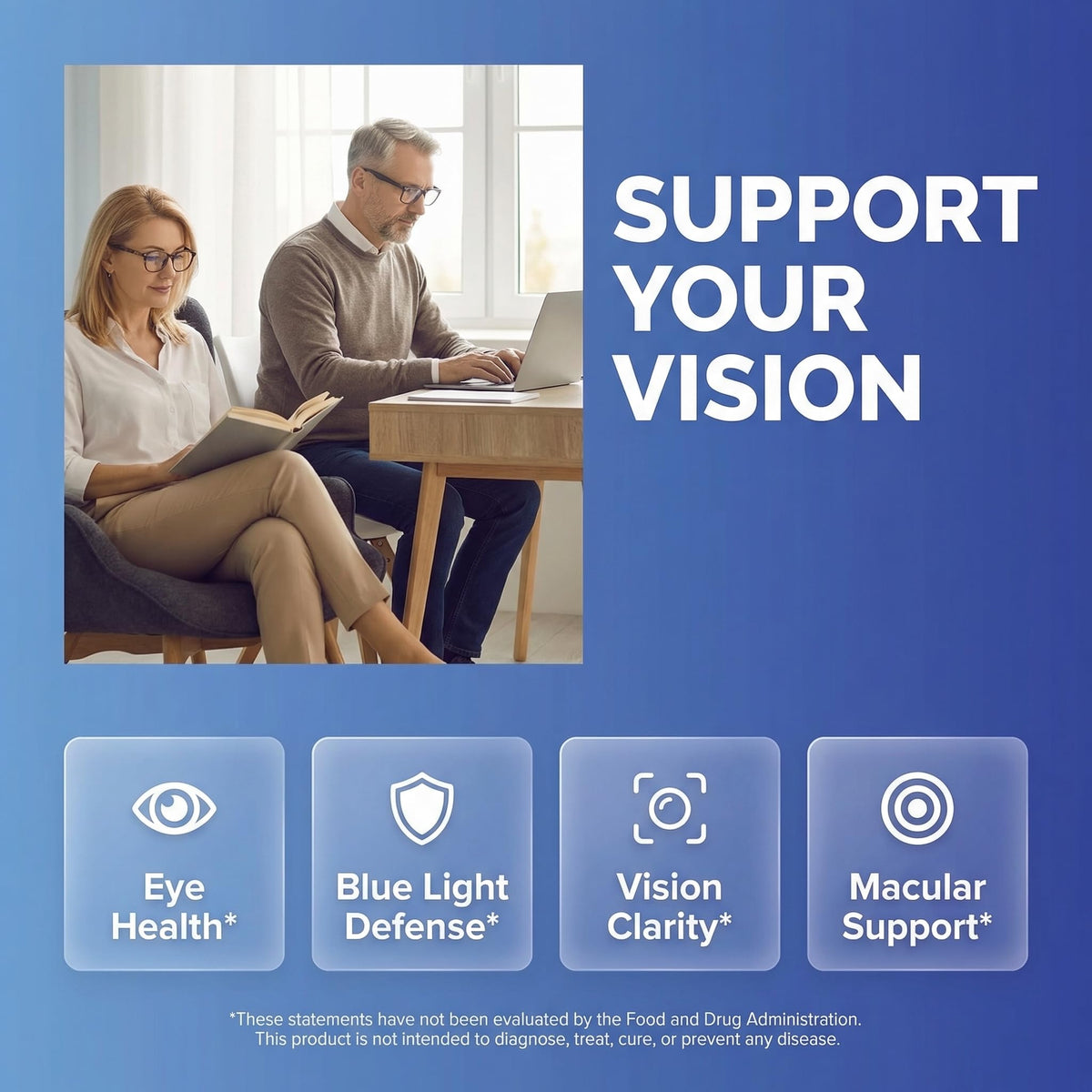 Eye Vitamins with Bilberry Lutein Zeaxanthin Supplement Y3070