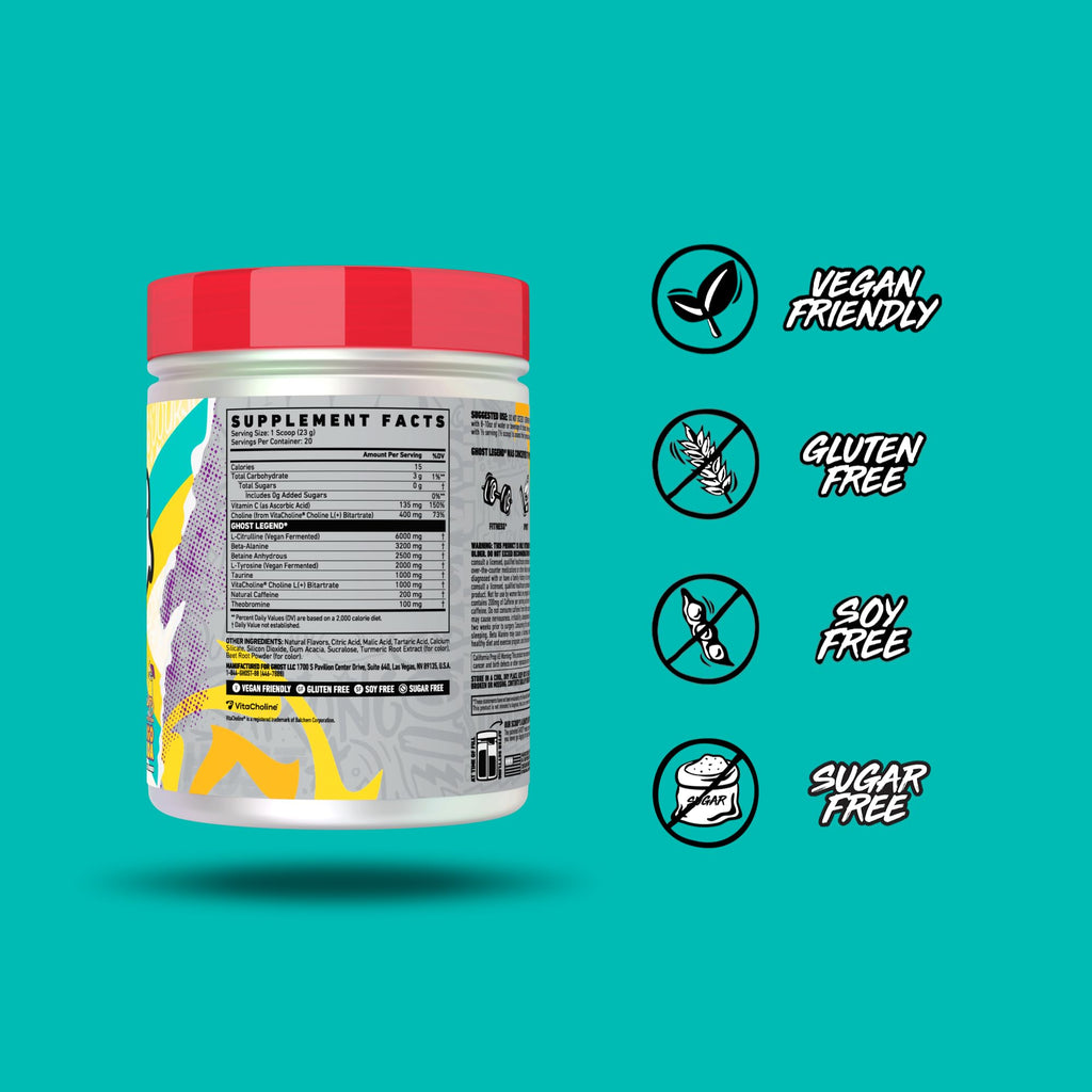 Mango Colada Pre-Workout Powder 20 Servings A378