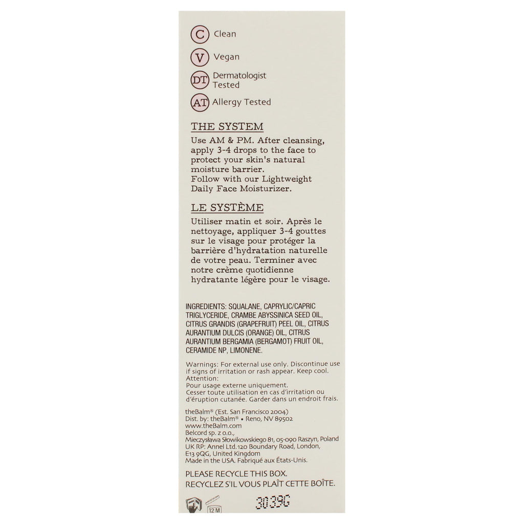 Face Oil 1 oz C941
