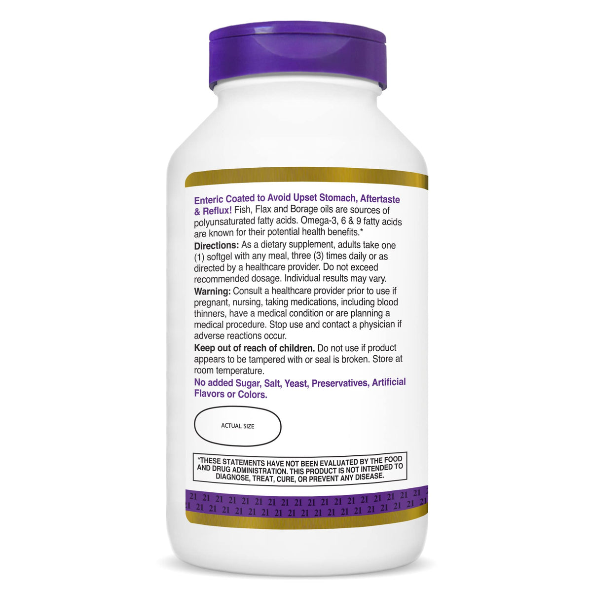 Omega 3-6-9 Softgels, 180 Count P5289