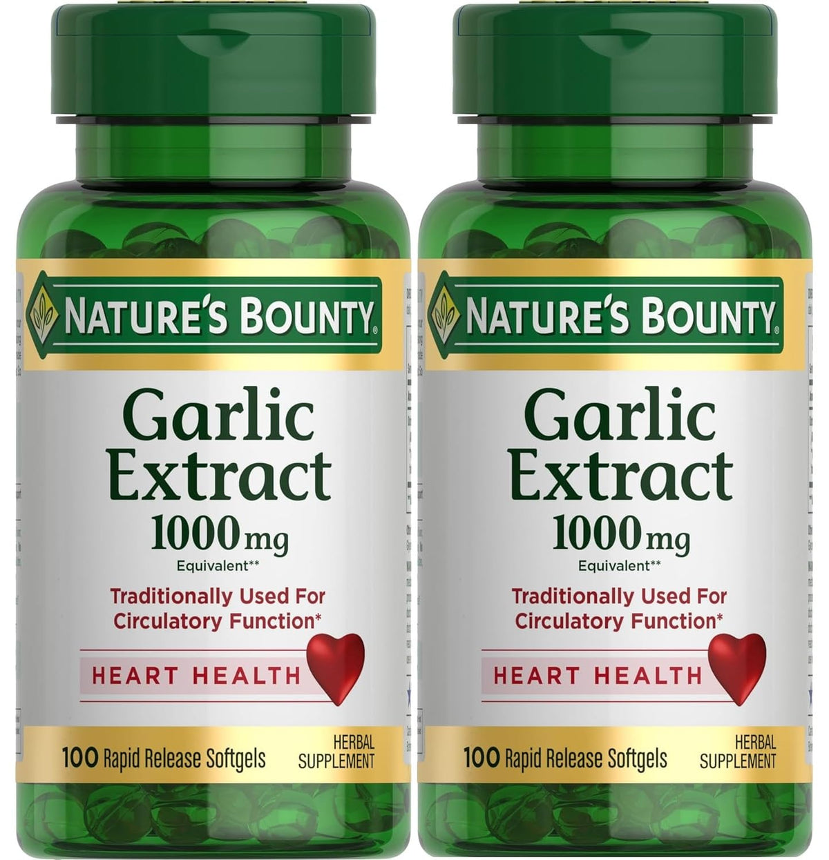 Garlic Extract 1000 mg Softgels Pack of 2 A5368